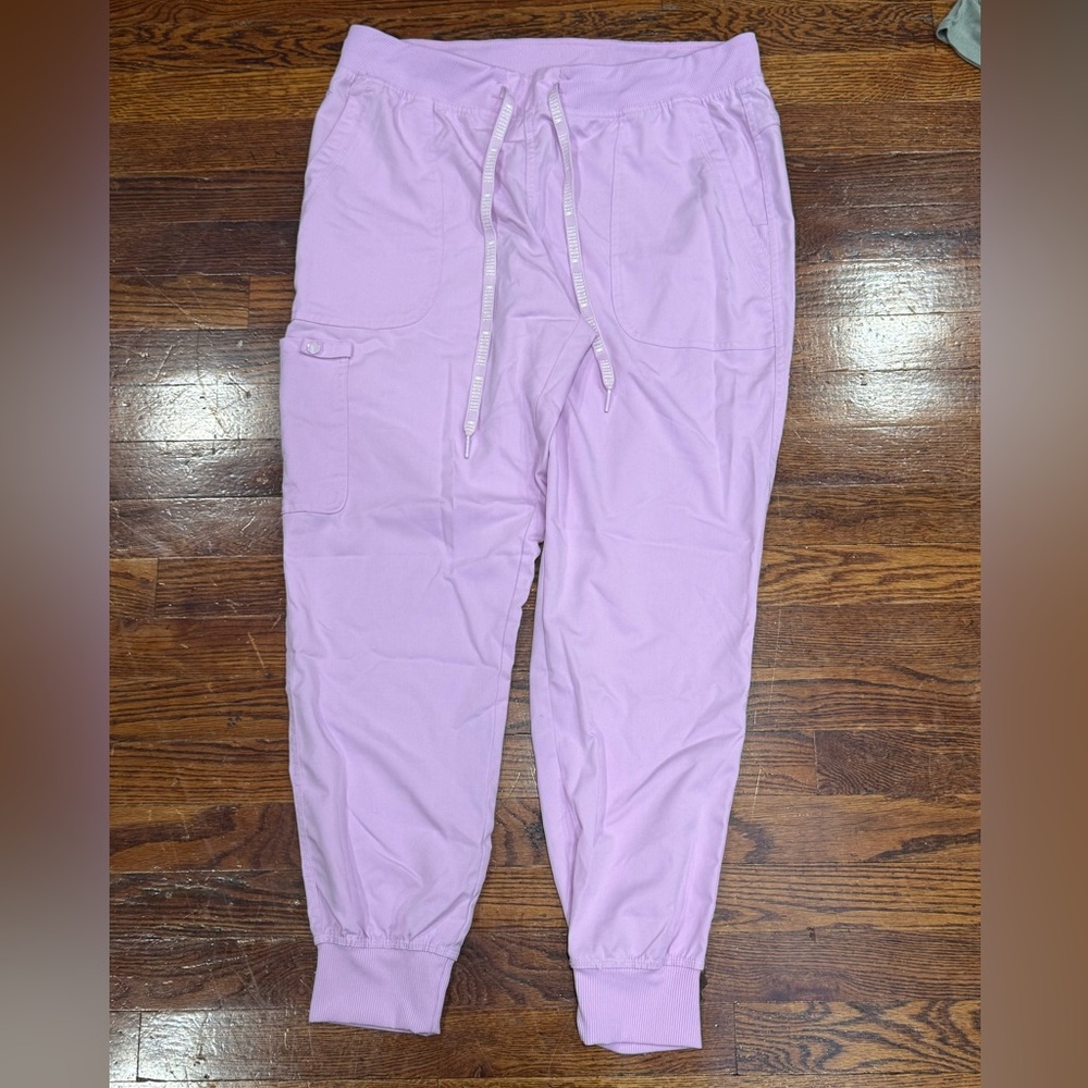 Lavender Scrub Jogger Pants